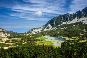 Wall Mural - One of the small lakes near Popovo lake. Northern part of Pirin mountains, Bulgaria.