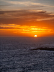 Poster - Golden sunset in Plettenberg Bay, Garden Route, Western Cape, South Africa