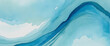 Sea wave-inspired watercolor stripes for design background. Blue color palette.