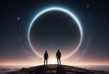 Otherworldly Figure in Portal