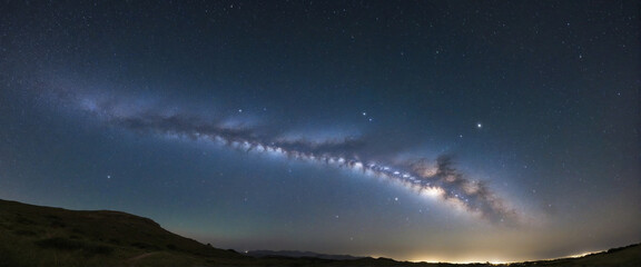 Wall Mural - astronomy in the night sky