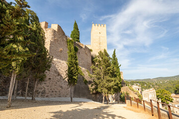 Wall Mural - the medieval castle of the Suda in Tortosa, comarca of Baix Ebre, Province of Tarragona, Catalonia, Spain