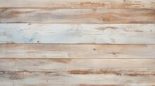 Soothing Beach-Inspired Wood Texture Background With Weathered Driftwood And Seashell Accents