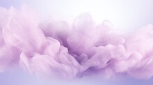  A Lot Of Smoke Is Floating In The Air On A Blue And White Background With A Soft Light Purple Color.