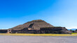 Teotihuacan Pyramid of the Sun in Mexico, world heritage site