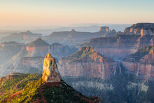 Scenic Panorama At Sunset, Point Imperial, Grand Canyon, United States