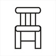 © babussalam - chair vector icon line template