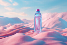 A Bottle Of Water In The Desert
