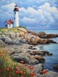 Coastal New England Lighthouses: Shoreline Serenity