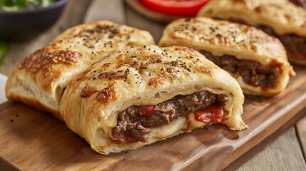 Wall Mural - beef stromboli 