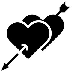 Sticker - Love arrow