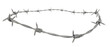 Immerse yourself in the edgy allure of a 3D-rendered headband intricately formed by a single continuous barbed wire line. The design, in PNG format, stands out with its distinctive and stylish appeal.