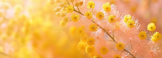  Beautiful mimosa flower