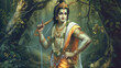 © JN - Lord Ram in forest concept