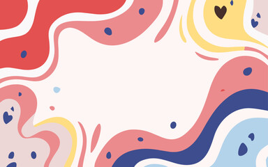 Naklejka na meble Abstract tulip background poster. Good for fashion fabrics, postcards, email header, wallpaper, banner, events, covers, advertising, and more. Valentine's day, women's day, mother's day background.