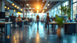 © maikuto - Vibrant Office Dynamics: Bright Business Workplace in Motion