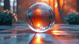 Perfect glass sphere
