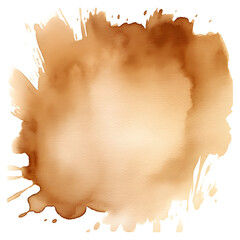 Wall Mural - brown stain paint watercolor