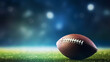 © jiejie - American football background, traditional super bowl banner poster