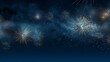 © ma - Happy New Year, burning fireworks with bokeh light background