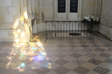 Sticker - st hubert chapel at the castle of amboise in france