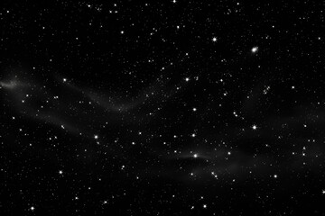 Wall Mural - Dark interstellar sky with stars as background.