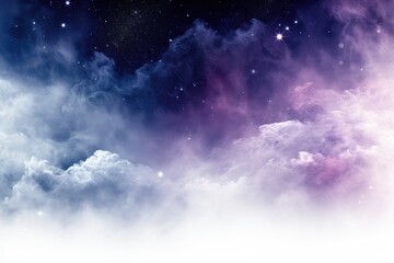 Wall Mural - Vast Universe Filled with Stars and Galaxies