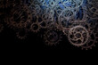 abstract fractal gear background