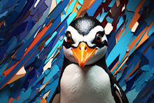 Abstract Penguin Image