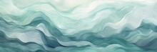 Abstract Painting Waves Background Design Illustration