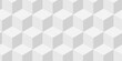 © armans - Abstract white and gray style minimal blank cubic. Geometric pattern illustration mosaic, square and triangle wallpaper.