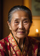 © pecherskiydotkz - A kind and amiable Chinese grandmother beautiful lighting