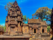 Banteay Srei Temple was built in honor of the god Shiva, of the Khmer civilization, Angkor Cambodia