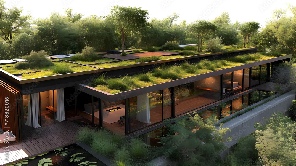 Picture of Create a sustainable and eco-friendly residential house design that ...
