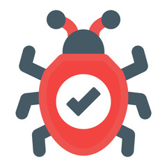 Poster - Bug Fixing icon vector image. Can be used for Web Hosting.