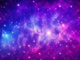 Fototapeta Kosmos - Beautiful galaxy background with nebula cosmos stardust and bright shining stars in universe