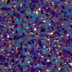 Wall Mural - Starry Night Leopard Spot Fusion. A cosmic blend of leopard spots with a starry night effect.
