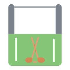 Poster - Penalty Box icon vector image. Can be used for Hockey.