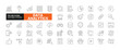 © Bilal - Set of 50 Data Analytics line icons set. Data Analytics outline icons with editable stroke collection. Includes Data, Data Mining, Security, Analytics, Variety, and More.