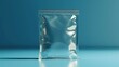 © PandaStockArt - Plastic zip bag, empty sealed pouch pocket. AI generate illustration