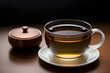 A cup of aromatic jasmine tea with a floral aroma