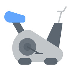 Canvas Print - Exercise Bike icon vector image. Can be used for Fitness at Home.