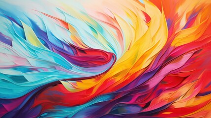 Poster - abstract background with waves