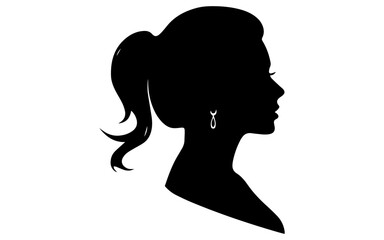 Wall Mural - silhouette of a girl