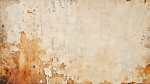 Old Scratched Newspaper Paper Background Brown Grunge. 