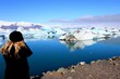 Blick in die Eislagune, Island