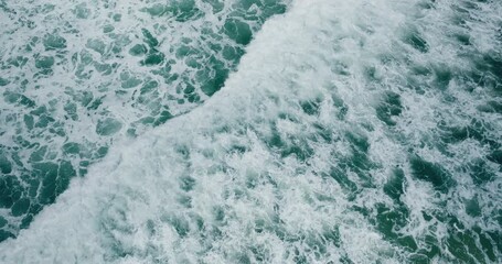 Wall Mural - Surface Sea top view Aerial view