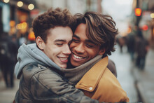 Photo Of Man Lgbt Couple In The City