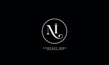 NI, IN, N, I Abstract Letters Logo Monogram