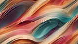 Fototapeta  - illustration of abstract background with curved lines and gradient colors that blend together.  generative, AI.